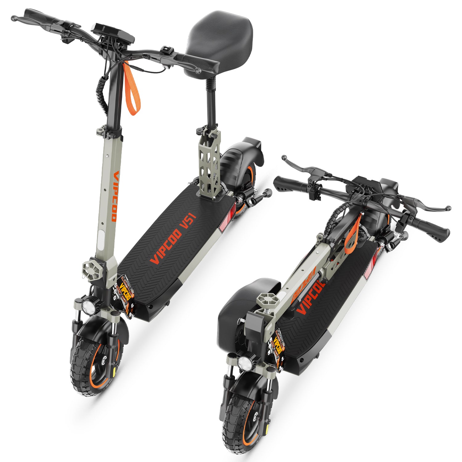 VIPCOO VS1 Electric Scooter Grey
